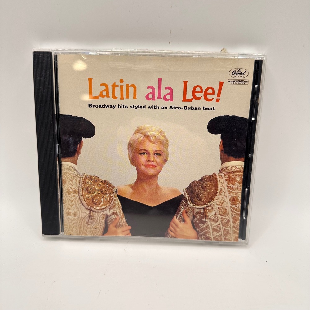 Peggy Lee Latin ala Lee! CD Broadway Hits Afro-Cuban DCC Steve Hoffman‎ 2000 VG+
